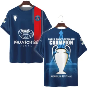 Football Star T-Shirt UEFA Champion 2025 For Sport Fans HVN1041C1060325TS3D