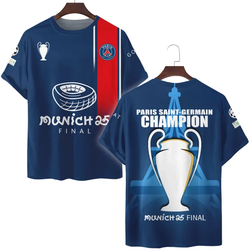 Football Star T-Shirt UEFA Champion 2025 For Sport Fans HVN1041C1060325TS3D