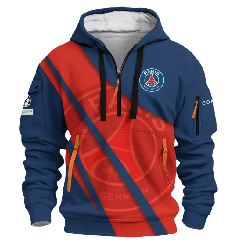 Football Hoodie Half Zipper UEFA Champion 2025 For Fan Football HVN1042C1060325HODZ - Image 2