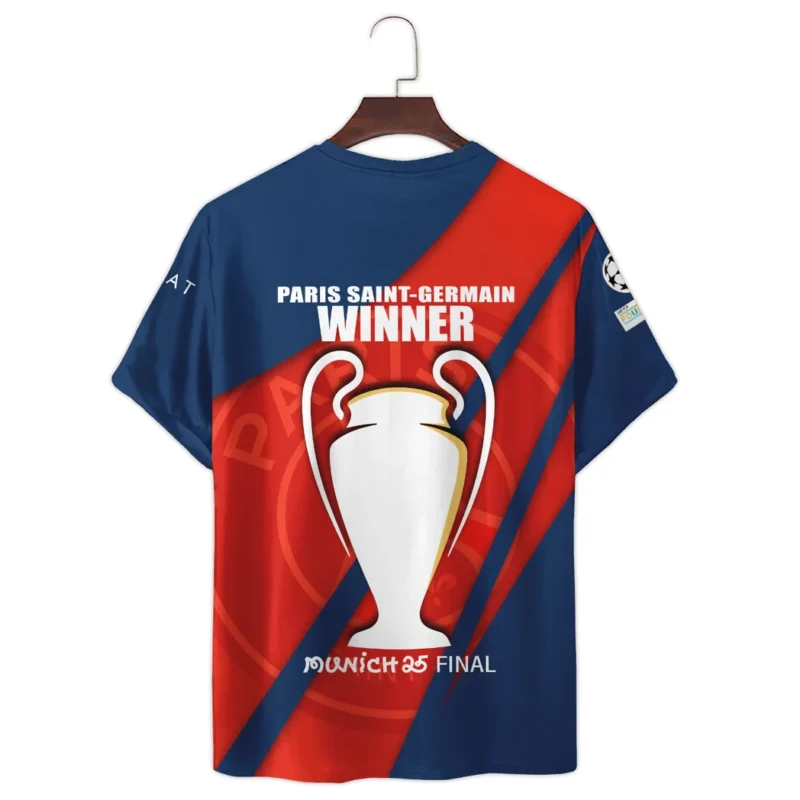 Football Star T-Shirt UEFA Champion 2025 For Sport Fans HVN1042C1060325TS3D - Image 3