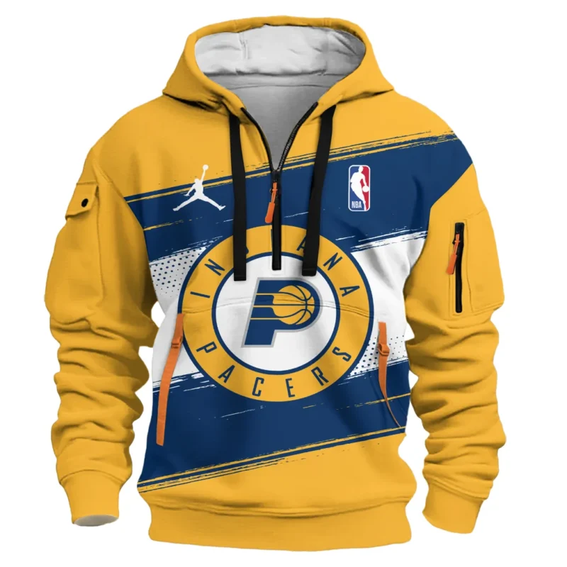 Basketball Hoodie Half Zipper NBA 2025 For Fan Basketball HVN1044IND060325HODZ - Image 2