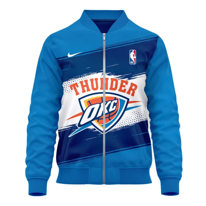 Basketball Bomber Jacket NBA 2025 For Fan Basketball HVN1044OKC060325BOB - Image 2
