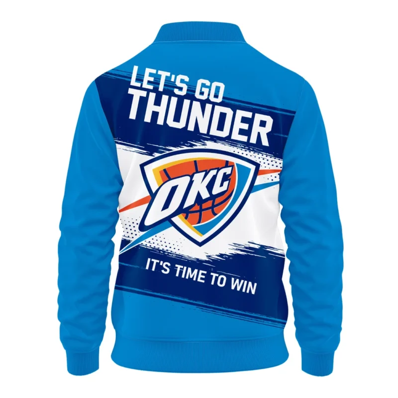 Basketball Bomber Jacket NBA 2025 For Fan Basketball HVN1044OKC060325BOB - Image 3