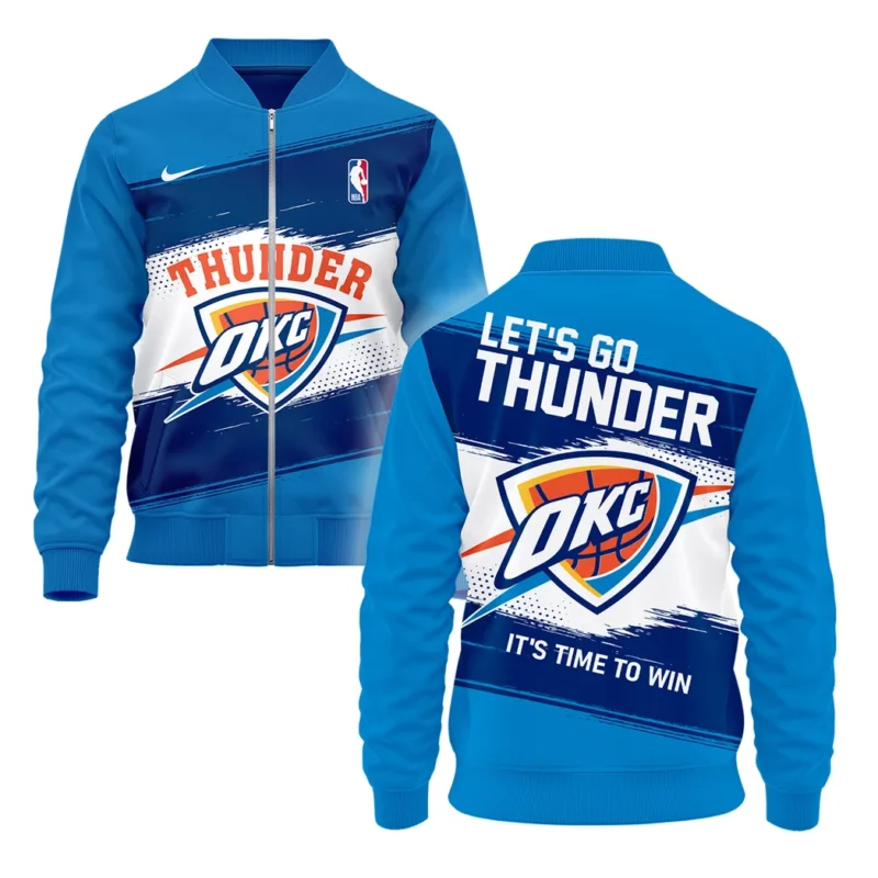 Basketball Bomber Jacket NBA 2025 For Fan Basketball HVN1044OKC060325BOB