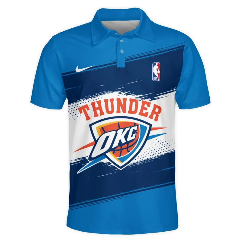 Basketball Club Polo Shirt NBA 2025 For Fan Basketball Club HVN1044OKC060325POS - Image 2