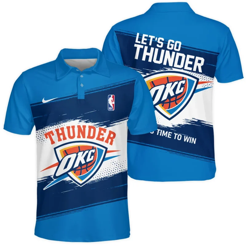 Basketball Club Polo Shirt NBA 2025 For Fan Basketball Club HVN1044OKC060325POS
