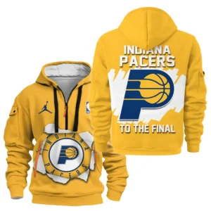Basketball Hoodie Half Zipper NBA 2025 For Fan Basketball HVN1045PACER060325HODZ