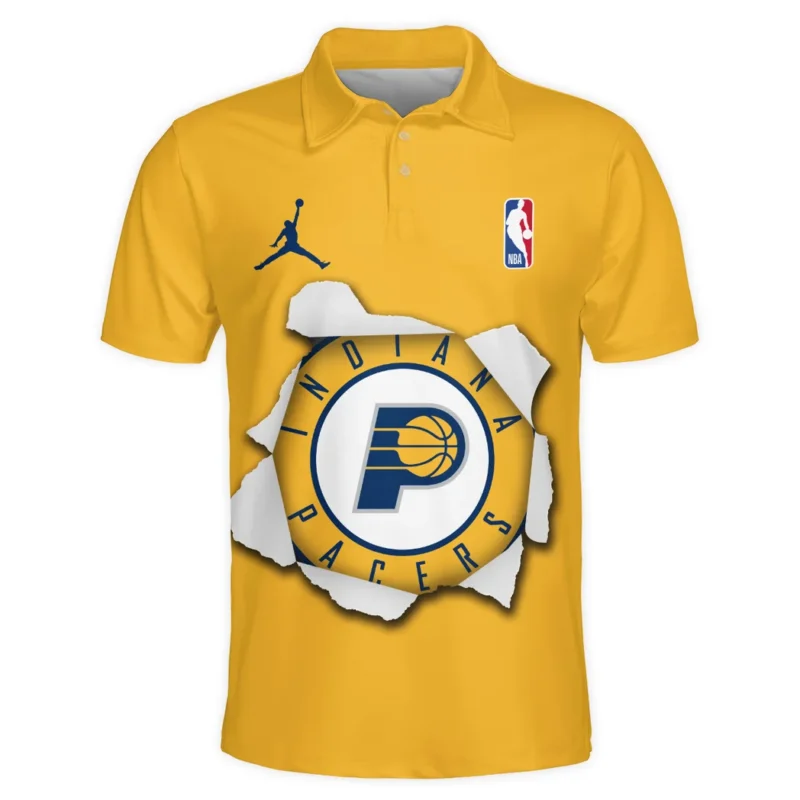 Basketball Team Polo Shirt NBA 2025 For Fan Basketball Team HVN1045PACER060325POS - Image 2