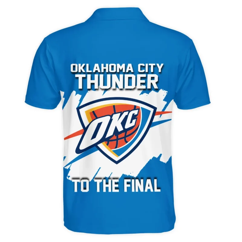 Basketball Club Polo Shirt NBA 2025 For Fan Basketball Club HVN1045THUNDER060325POS - Image 3