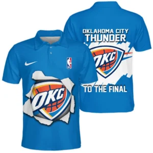 Basketball Club Polo Shirt NBA 2025 For Fan Basketball Club HVN1045THUNDER060325POS