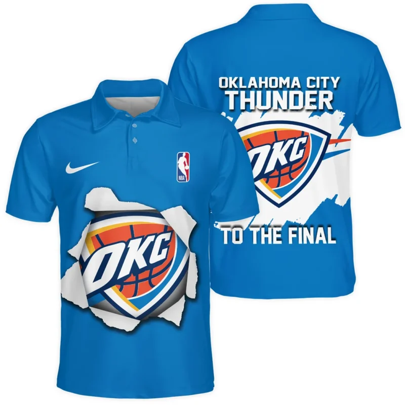 Basketball Club Polo Shirt NBA 2025 For Fan Basketball Club HVN1045THUNDER060325POS