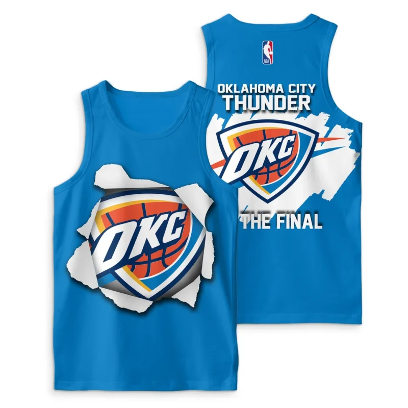 Basketball Club Tanktop NBA 2025 For Fan Basketball Club HVN1045THUNDER060325TOP