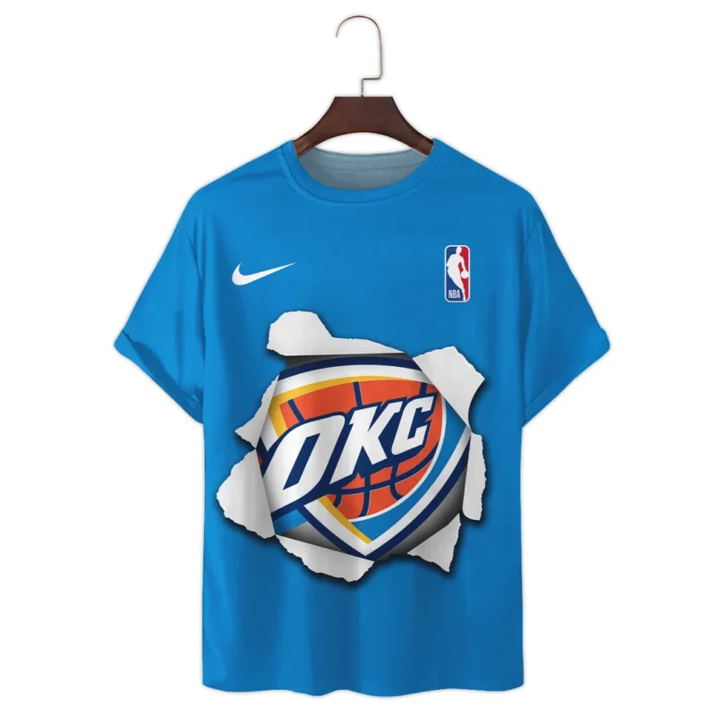 Basketball Club T-Shirt NBA 2025 For Fan Basketball Club HVN1045THUNDER060325TS3D - Image 2