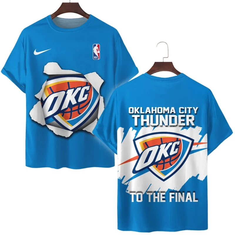 Basketball Club T-Shirt NBA 2025 For Fan Basketball Club HVN1045THUNDER060325TS3D