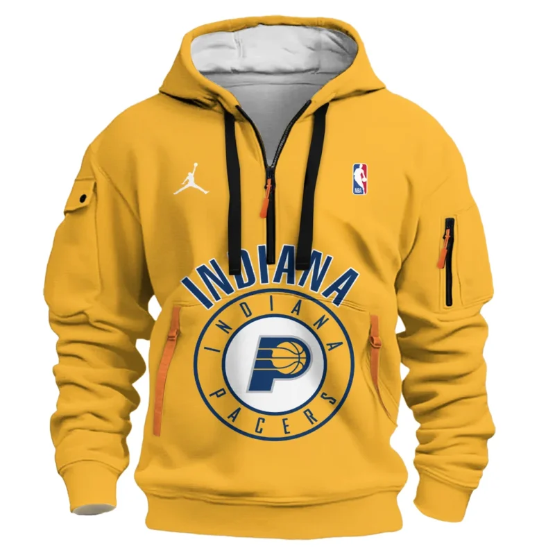 Basketball Hoodie Half Zipper NBA 2025 For Fan Basketball HVN1046PCR060425HODZ - Image 2