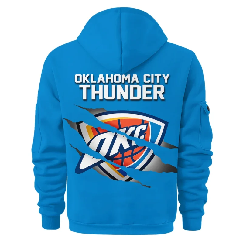 Basketball Hoodie Half Zipper NBA 2025 For Fan Basketball HVN1046THD060425HODZ - Image 3