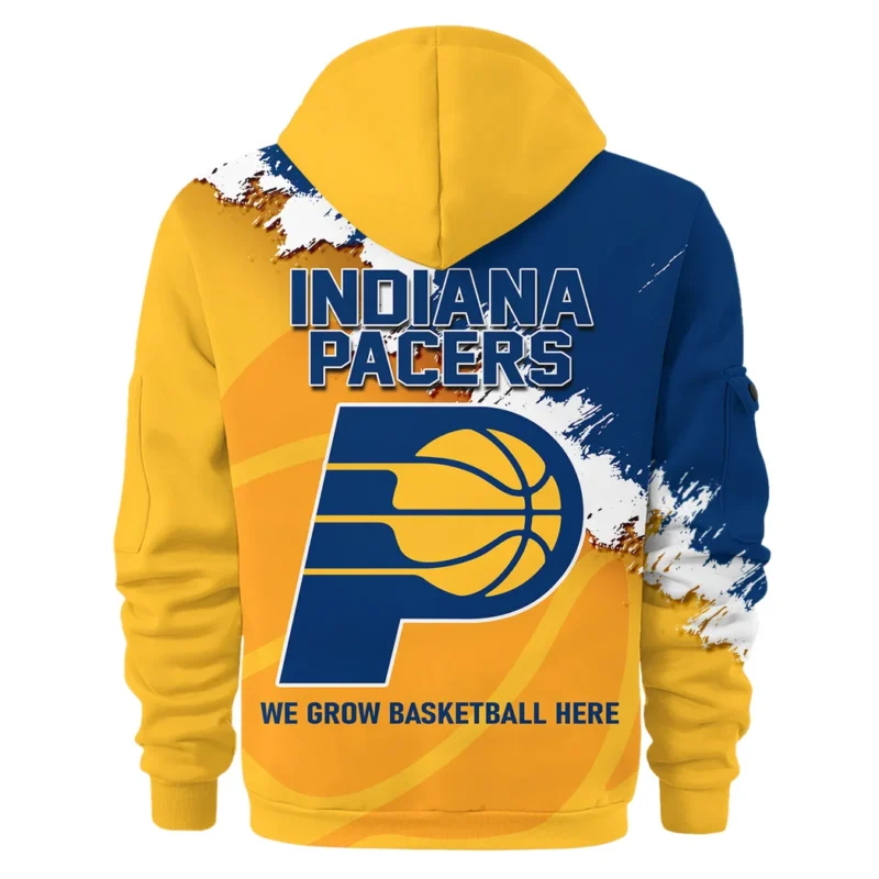Basketball Hoodie Half Zipper NBA 2025 For Fan Basketball HVN1047PACER060425HODZ - Image 3