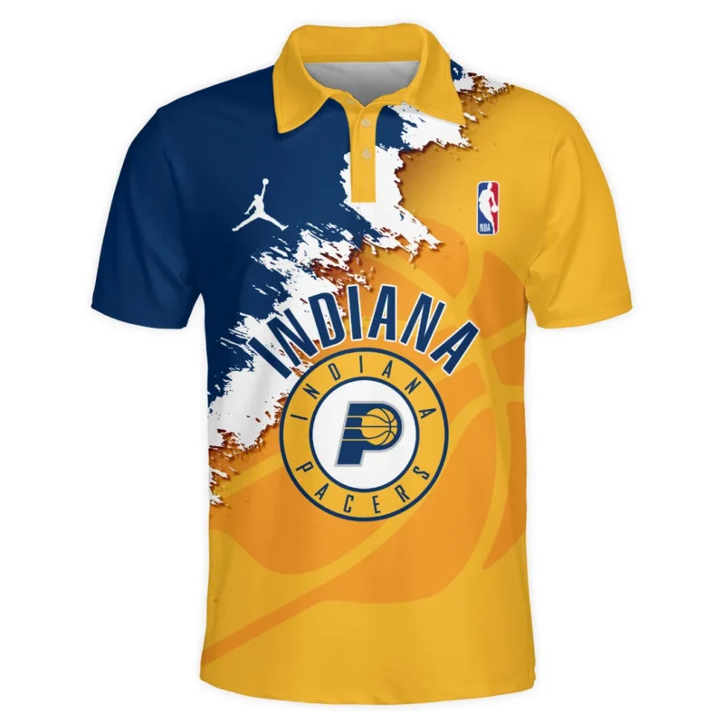Basketball Team Polo Shirt NBA 2025 For Fan Basketball Team HVN1047PACER060425POS - Image 2