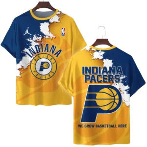 Basketball Team T-Shirt NBA 2025 For Fan Basketball Team HVN1047PACER060425TS3D