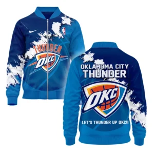 Basketball Bomber Jacket NBA 2025 For Fan Basketball HVN1047THUNDER060425BOB