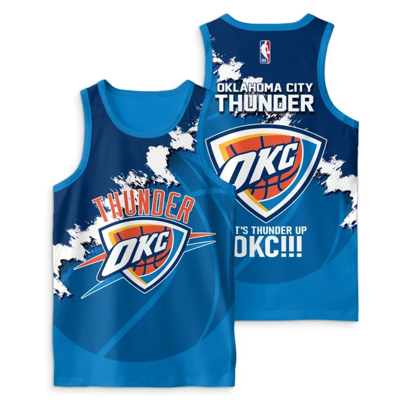 Basketball Club Tanktop NBA 2025 For Fan Basketball Club HVN1047THUNDER060425TOP