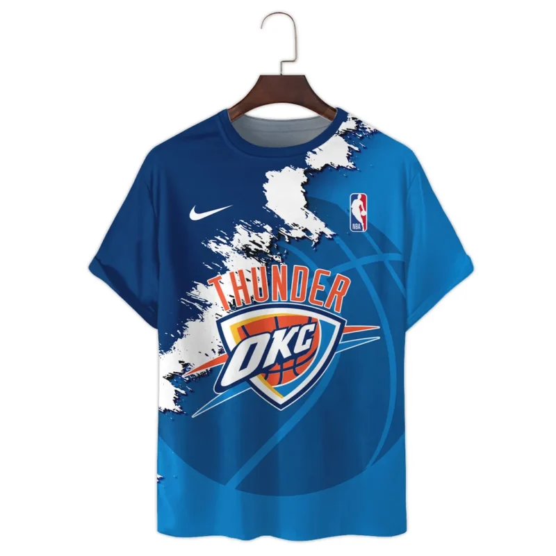 Basketball Club T-Shirt NBA 2025 For Fan Basketball Club HVN1047THUNDER060425TS3D - Image 2