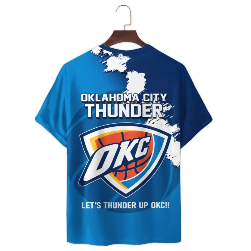 Basketball Club T-Shirt NBA 2025 For Fan Basketball Club HVN1047THUNDER060425TS3D - Image 3