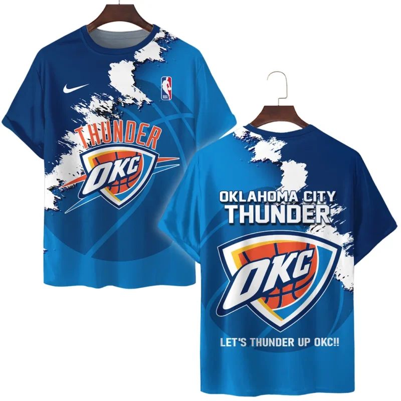 Basketball Club T-Shirt NBA 2025 For Fan Basketball Club HVN1047THUNDER060425TS3D