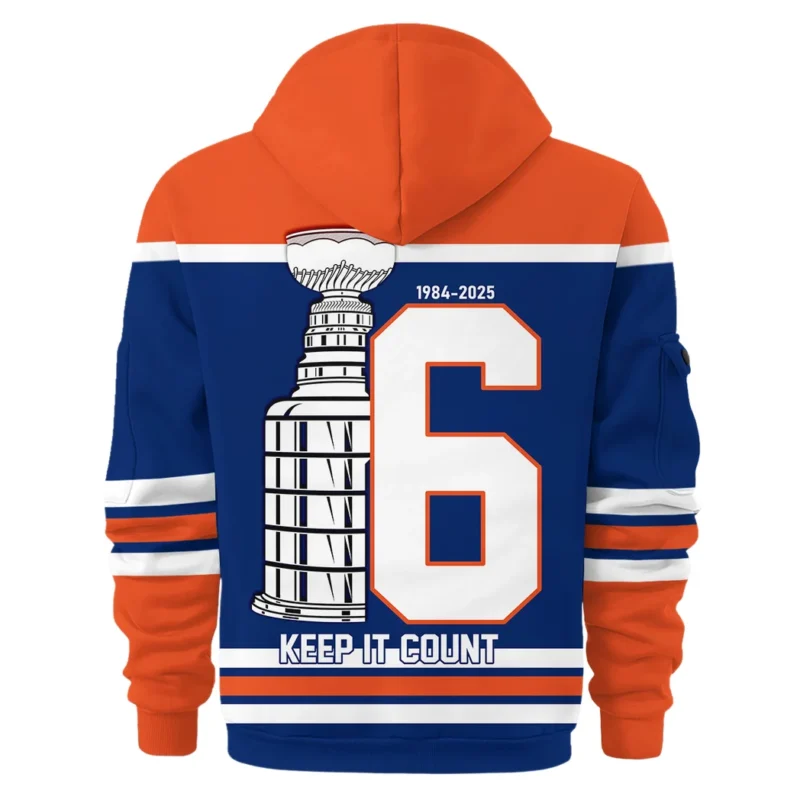 Hockey Hoodie Half Zipper NHL 2025 For Sport Fans HVN1048OILER060525HODZ - Image 3