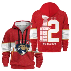 Hockey Hoodie Half Zipper NHL 2025 For Sport Fans HVN1048PANTHERS060525HODZ