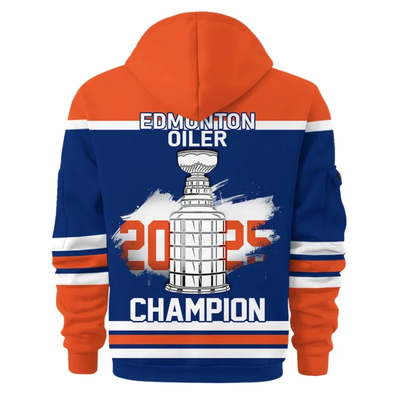 Hockey Hoodie Half Zipper NHL 2025 For Sport Fans HVN1050OILER060525HODZ - Image 3
