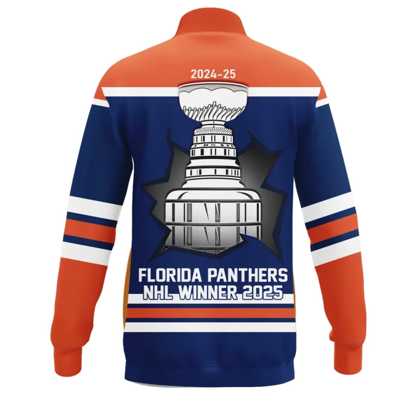 Hockey Stand Collar Jacket NHL 2025 For Sport Fans HVN1051OIL060525SCJ - Image 3