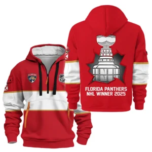 Hockey Hoodie Half Zipper NHL 2025 For Sport Fans HVN1051PTS060525HODZ