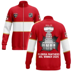 Hockey Stand Collar Jacket NHL 2025 For Sport Fans HVN1051PTS060525SCJ