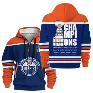 Hockey Hoodie Half Zipper NHL 2025 For Sport Fans HVN1052OILS060525HODZ