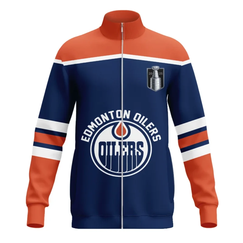 Hockey Stand Collar Jacket NHL 2025 For Sport Fans HVN1052OILS060525SCJ - Image 2