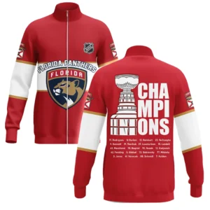 Hockey Stand Collar Jacket NHL 2025 For Sport Fans HVN1052PNTH060525SCJ
