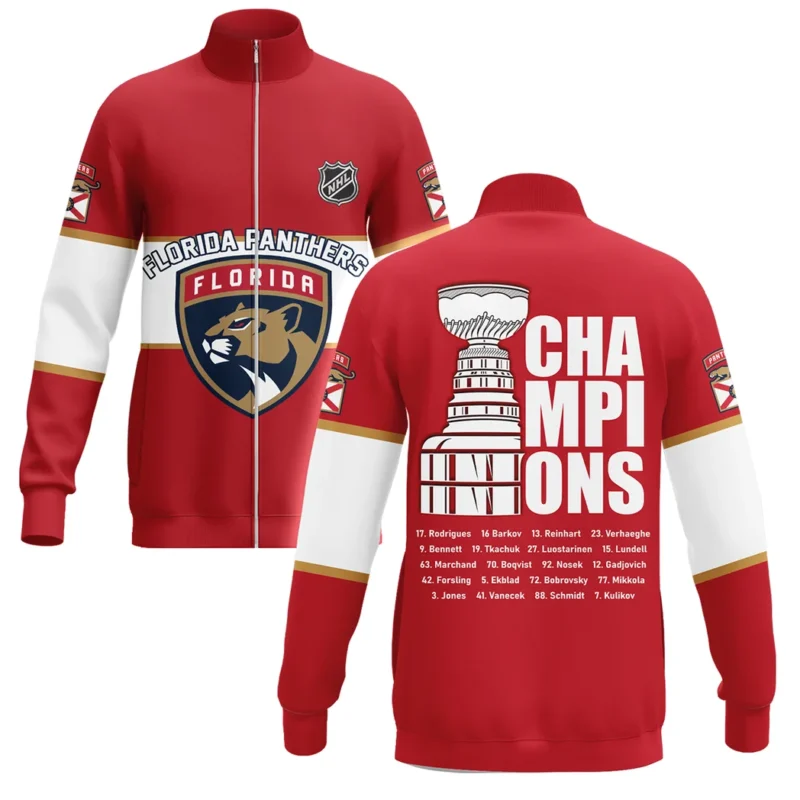 Hockey Stand Collar Jacket NHL 2025 For Sport Fans HVN1052PNTH060525SCJ