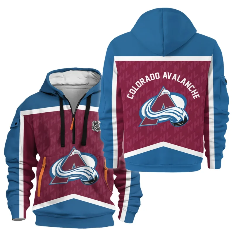 Hockey Hoodie Half Zipper NHL 2025 For Sport Fans HVN1053COL060625HODZ
