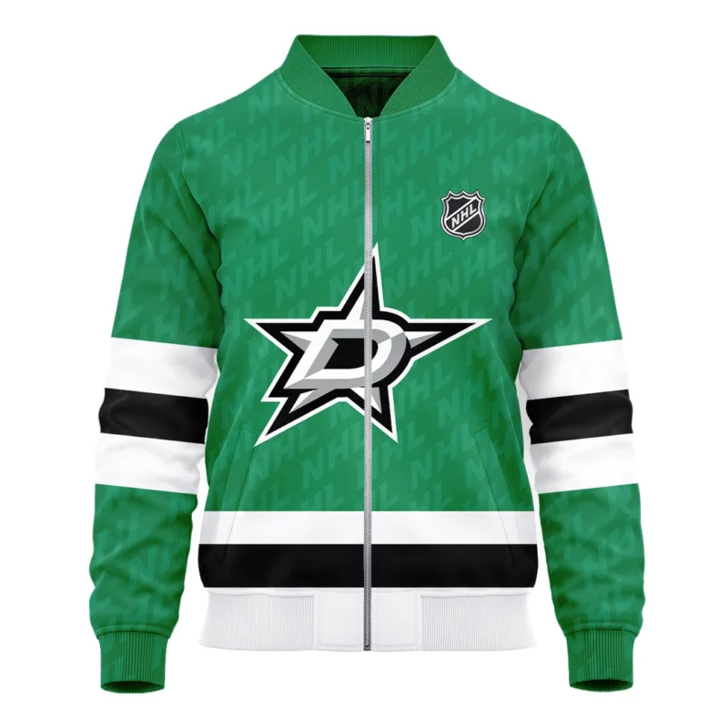 Hockey Bomber Jacket NHL 2025 For Sport Fans HVN1053DAL060625BOB - Image 2