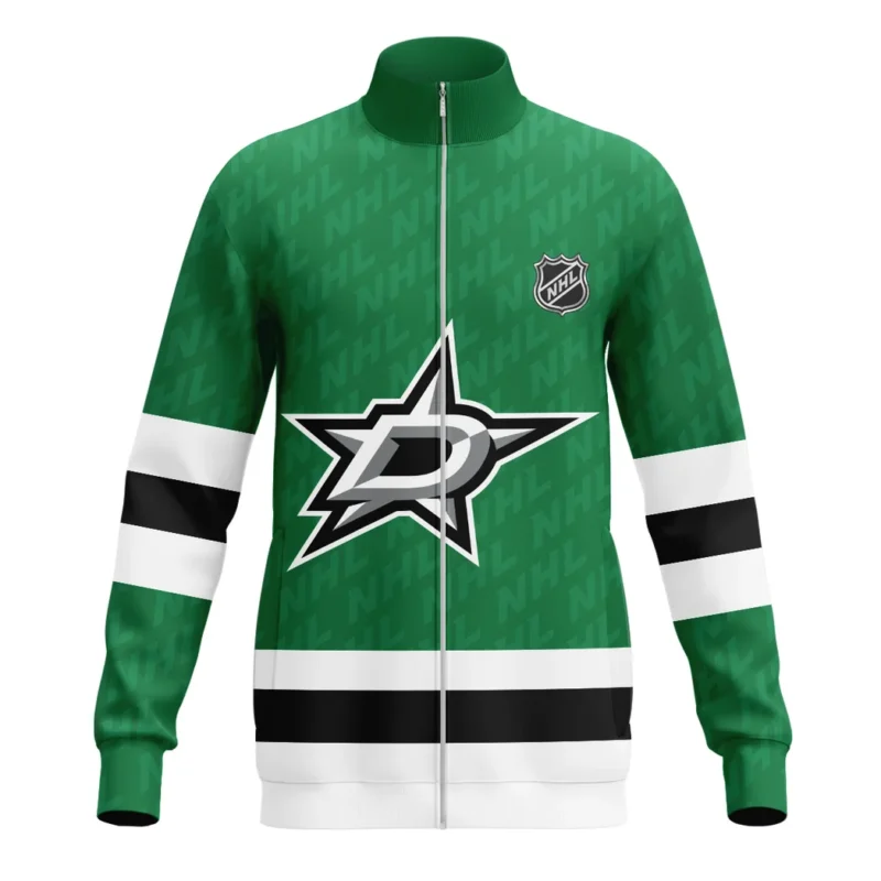 Hockey Stand Collar Jacket NHL 2025 For Sport Fans HVN1053DAL060625SCJ - Image 2