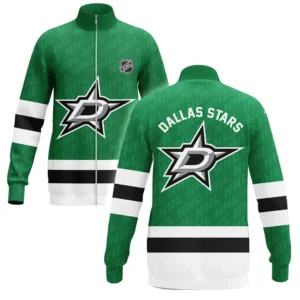 Hockey Stand Collar Jacket NHL 2025 For Sport Fans HVN1053DAL060625SCJ