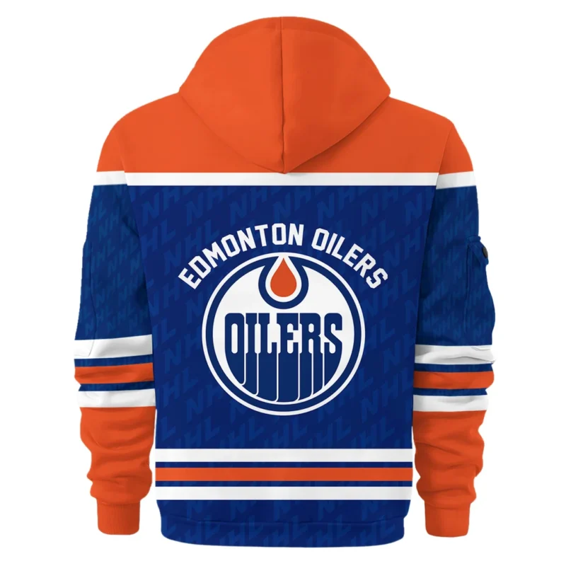 Hockey Hoodie Half Zipper NHL 2025 For Sport Fans HVN1053EDM060625HODZ - Image 3