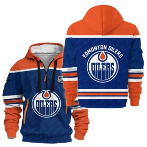 Hockey Hoodie Half Zipper NHL 2025 For Sport Fans HVN1053EDM060625HODZ