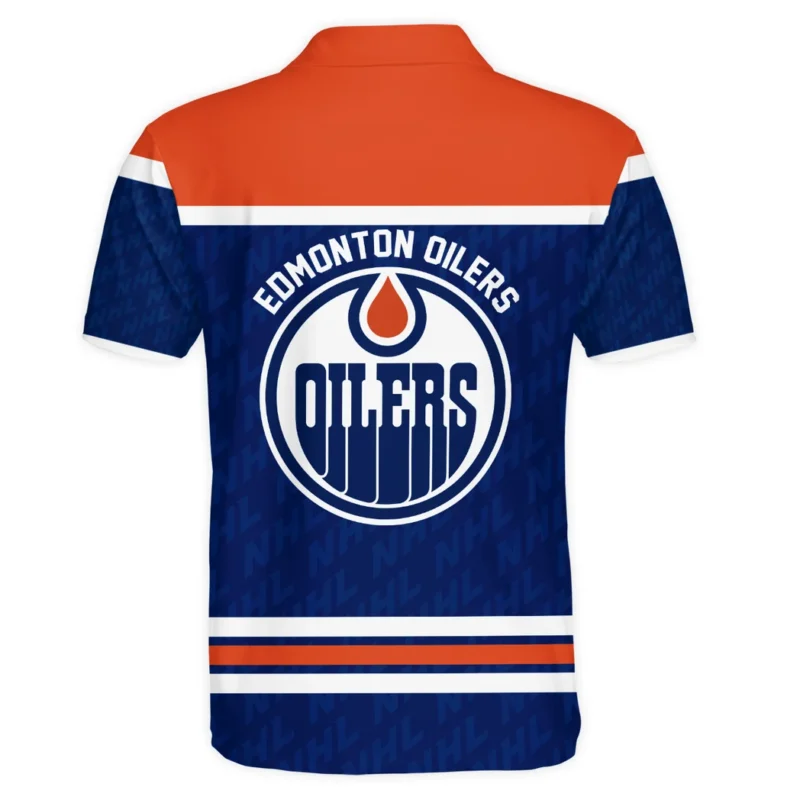 Hockey Team  Polo Shirt NHL 2025 For Fans Sport  HVN1053EDM060625POS - Image 3