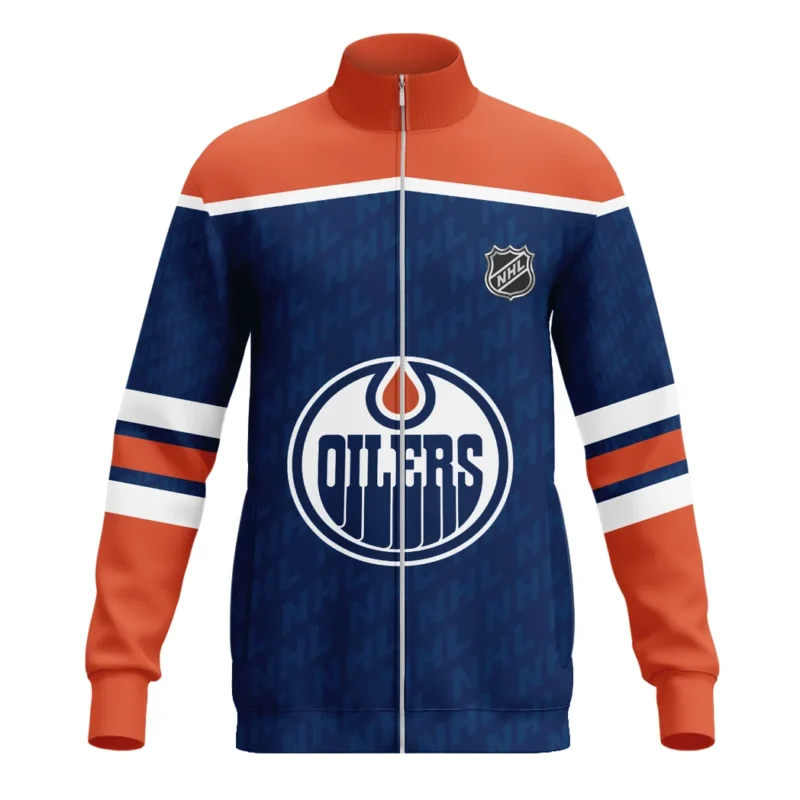 Hockey  Stand Collar Jacket NHL 2025 For Sport Fans  HVN1053EDM060625SCJ - Image 2