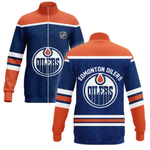 Hockey  Stand Collar Jacket NHL 2025 For Sport Fans  HVN1053EDM060625SCJ