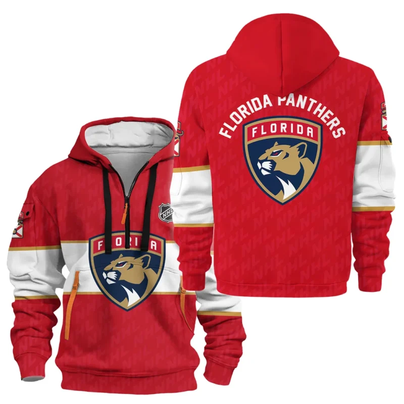 Hockey Hoodie Half Zipper NHL 2025 For Sport Fans HVN1053FLA060625HODZ