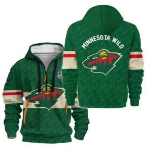 Hockey Hoodie Half Zipper NHL 2025 For Sport Fans HVN1053MIN060625HODZ