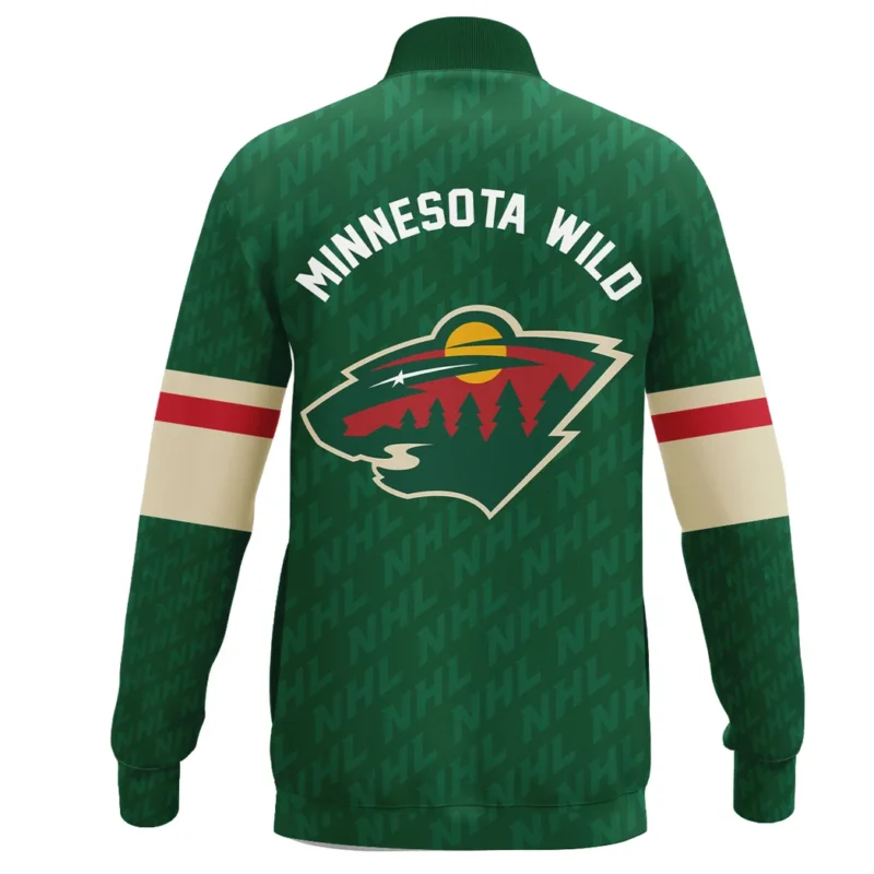Hockey Stand Collar Jacket NHL 2025 For Sport Fans HVN1053MIN060625SCJ - Image 3